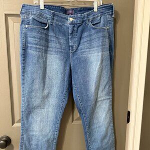 NYDJ 18W Ankle Jeans in Medium Wash with Lift Tuck® Technology